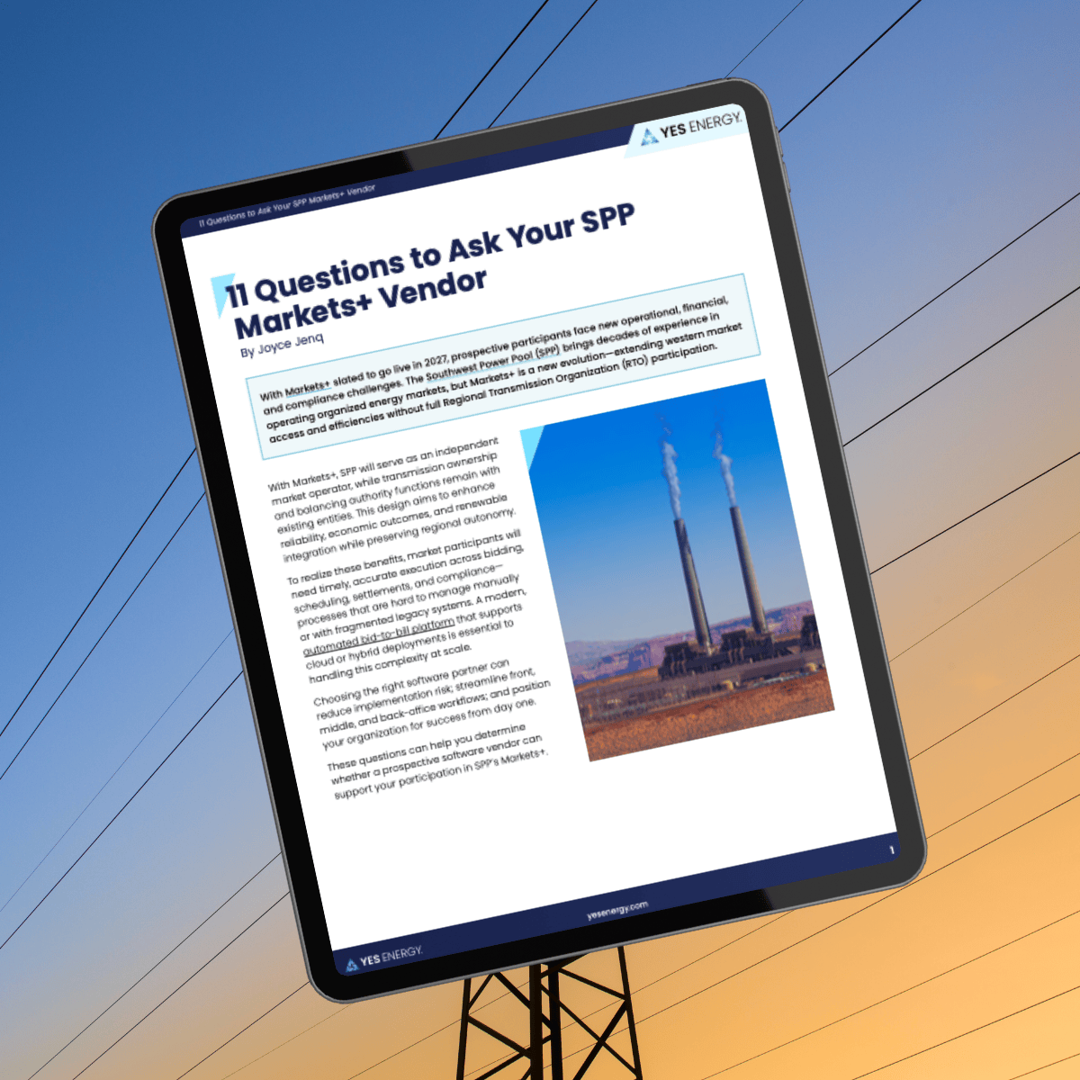 11 Questions to Ask Your SPP Markets+ Vendor