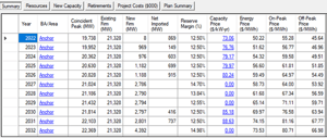 EnCompass Software_IRP Capacity Report