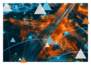 Branded Stock Photo - City Scape Connectivity