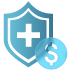 Healthcare and savings support Icon